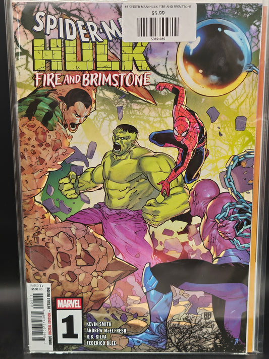 #1 SPIDER-MAN/HULK: FIRE AND BRIMSTONE