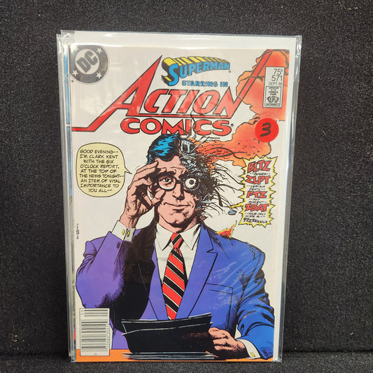 Action Comics #571 - The End of the Planet Story (DC 1985)