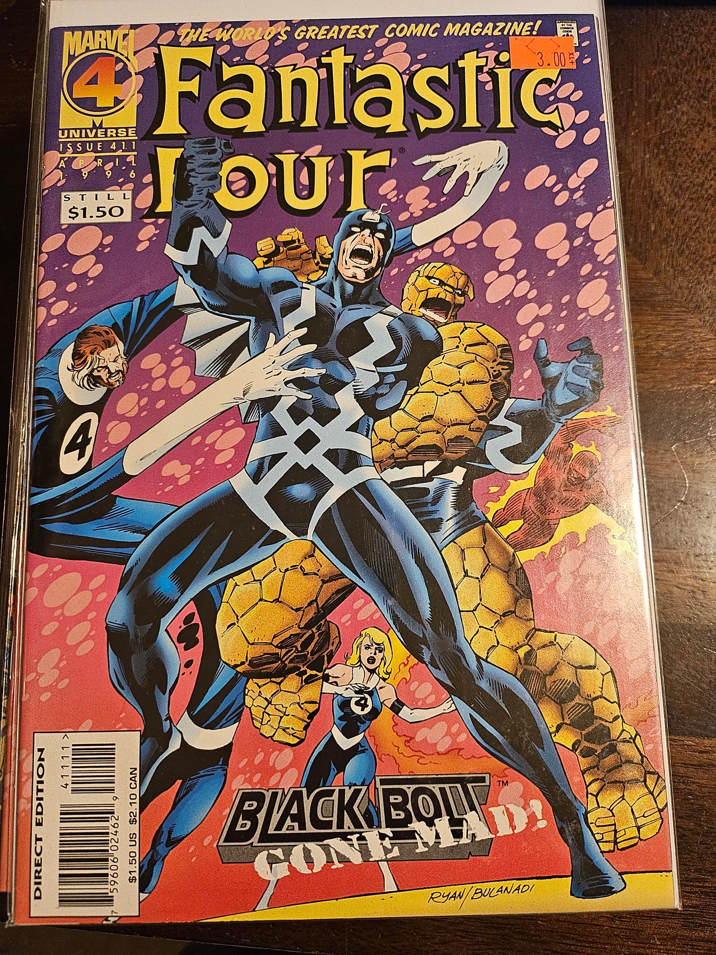 103.102 – Fantastic Four - #411 -1961-95