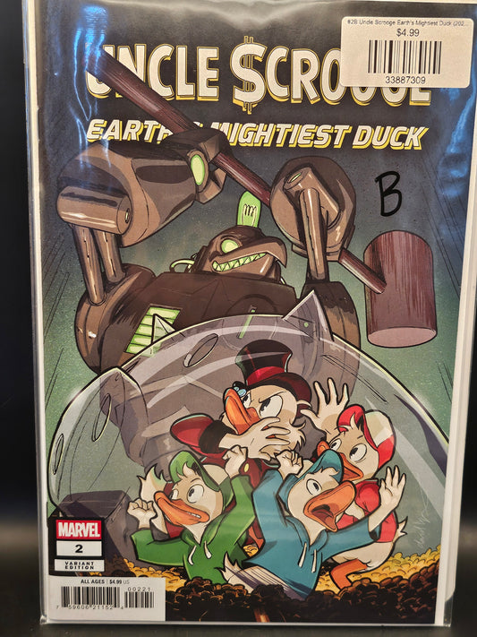 #2B Uncle Scrooge Earth's Mightiest Duck (2025 Marvel)