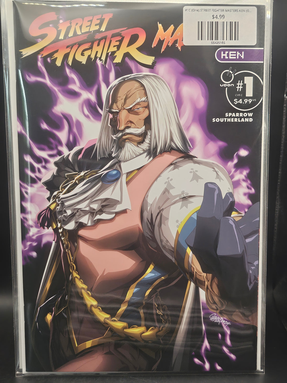 #1C (One) STREET FIGHTER MASTERS KEN (ONE SHOT JEFFREY CRUZ VAR)