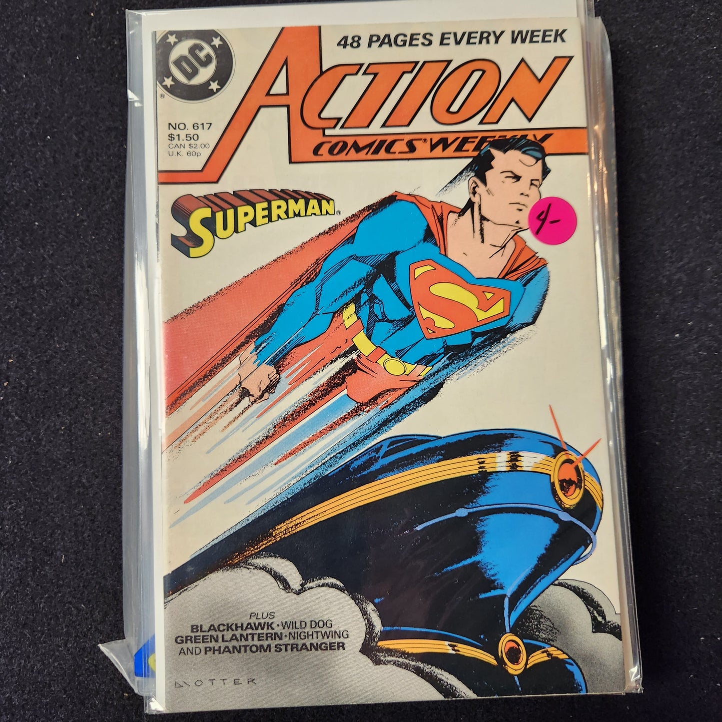 Action Comics #617 - Featuring Blackhawk and Phantom Stranger (DC 1988)