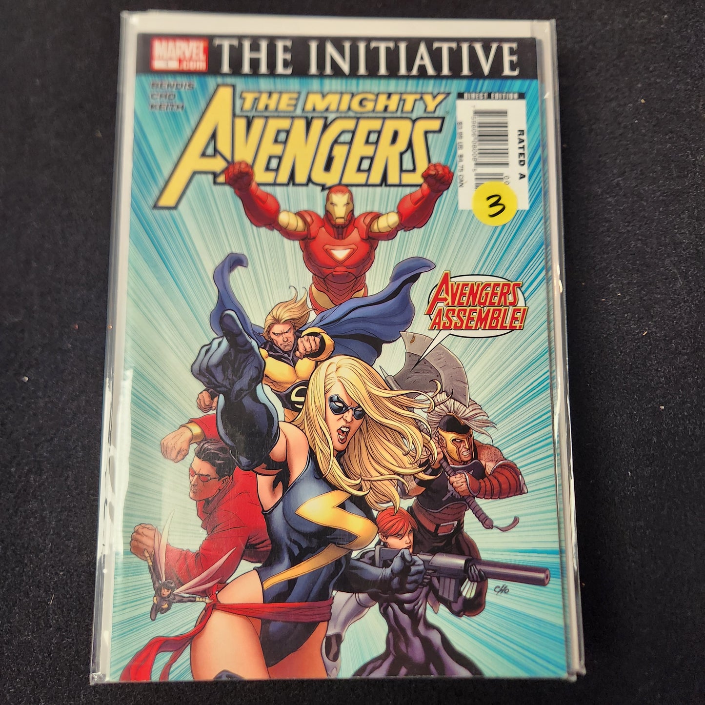 Mighty Avengers #1 (2007-10) yellow $3