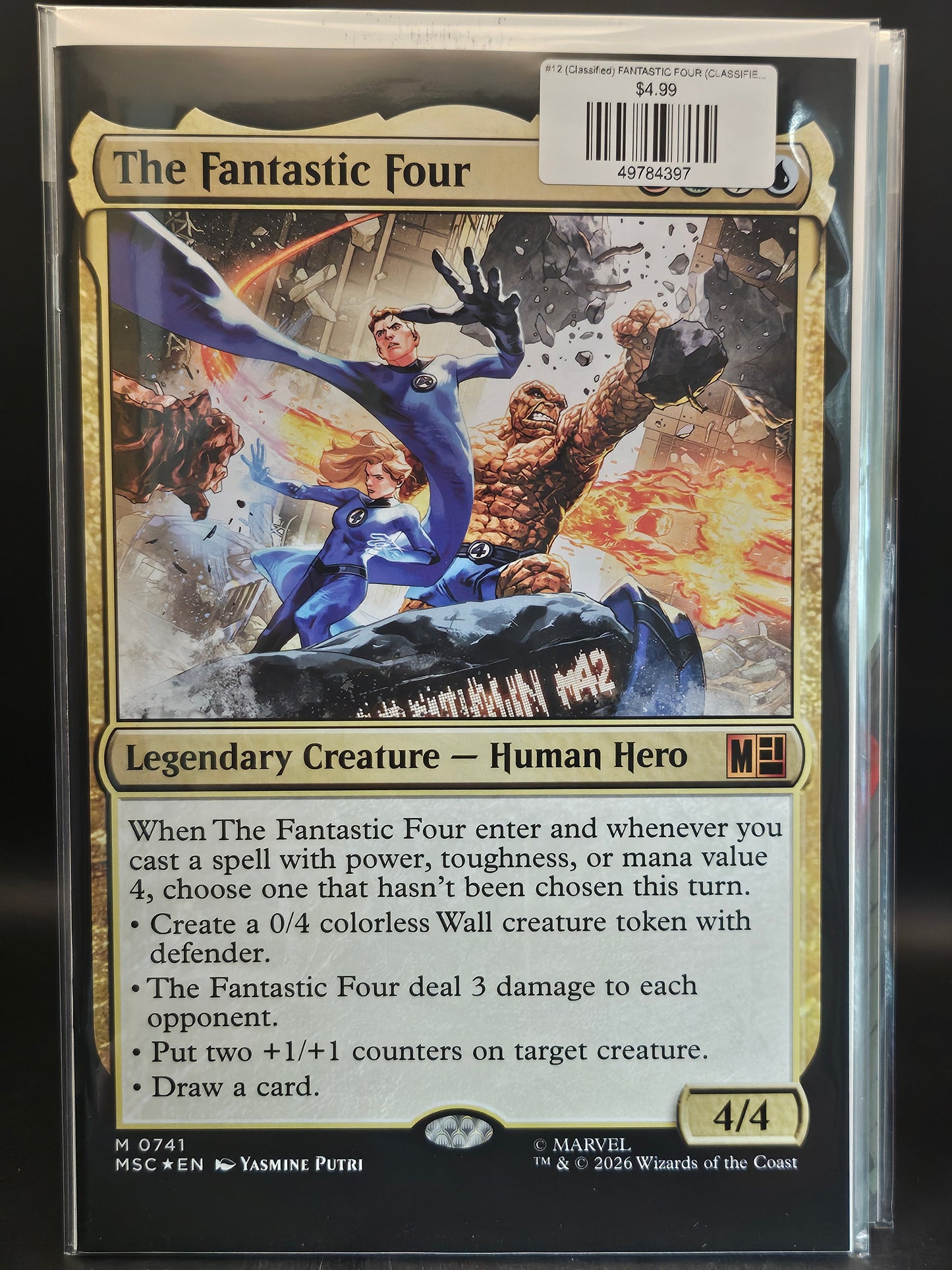 #12 (Classified) FANTASTIC FOUR (CLASSIFIED ARTIST MAGIC: THE GATHERING VARIANT)