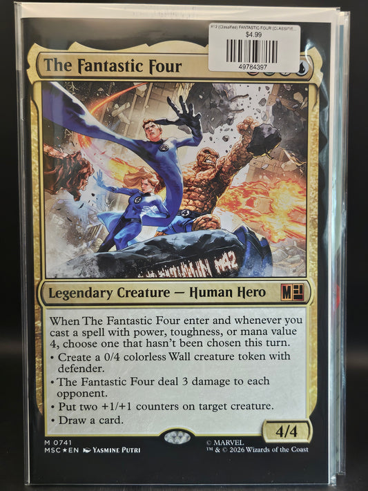 #12 (Classified) FANTASTIC FOUR (CLASSIFIED ARTIST MAGIC: THE GATHERING VARIANT)