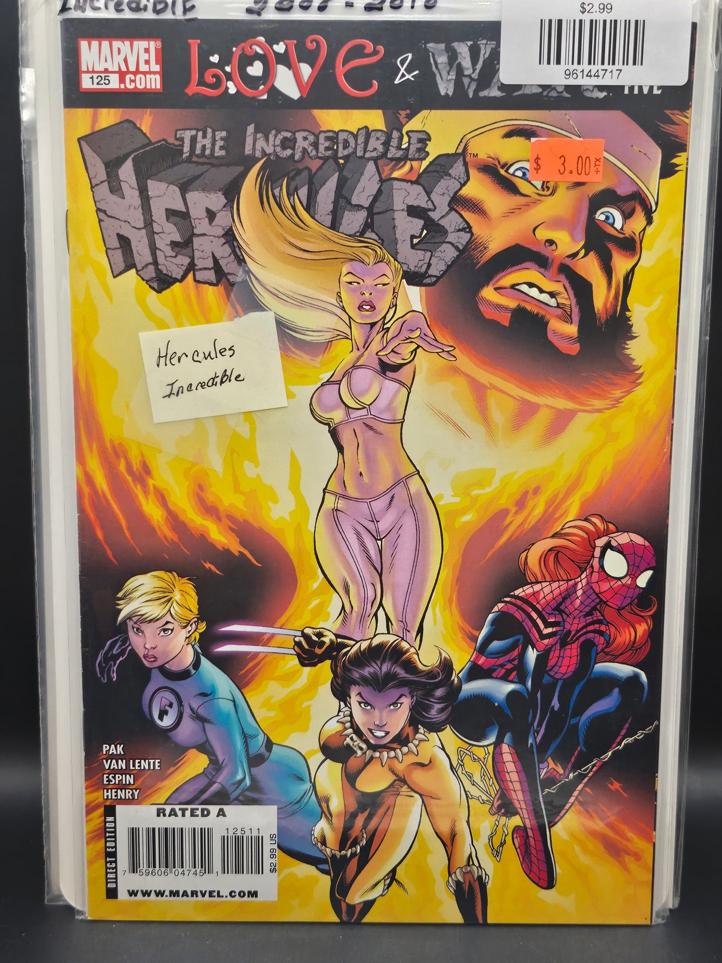 #125 Incredible Hercules (2008 Marvel)