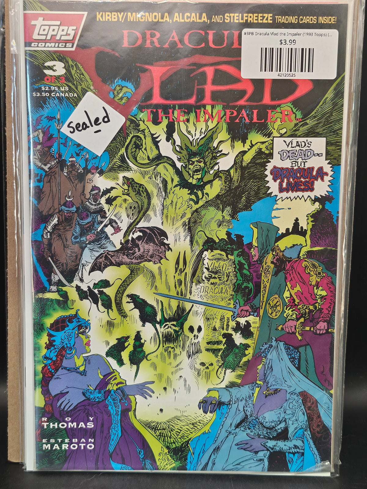 #3PB Dracula Vlad the Impaler (1993 Topps) (polybagged)
