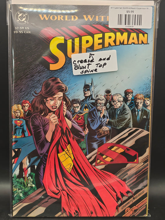 #1 Superman World Without A Superman TPB (1993 DC)