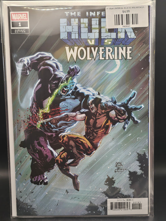 #1 (Ryan) INFERNAL HULK VS. WOLVERINE (RYAN STEGMAN VARIANT)