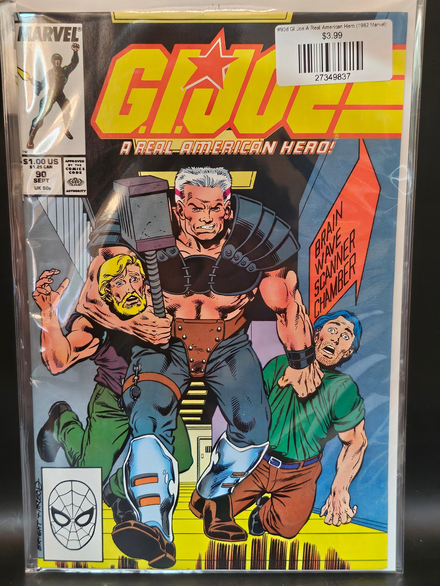 #90d GI Joe A Real American Hero (1982 Marvel)