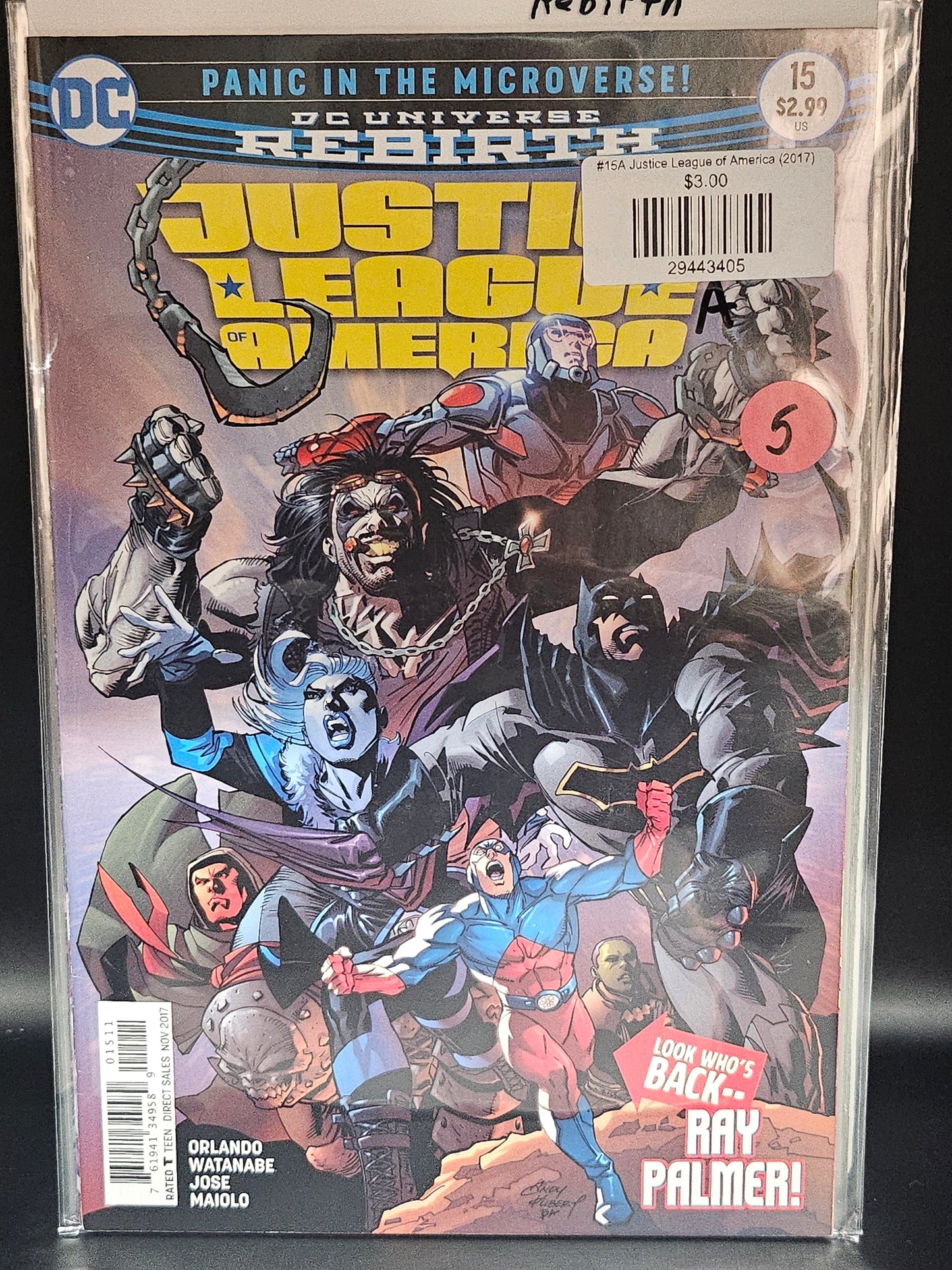 #15A Justice League of America (2017)