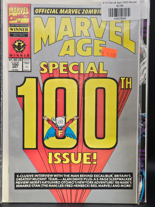 #100 Marvel Age (1983 Marvel)