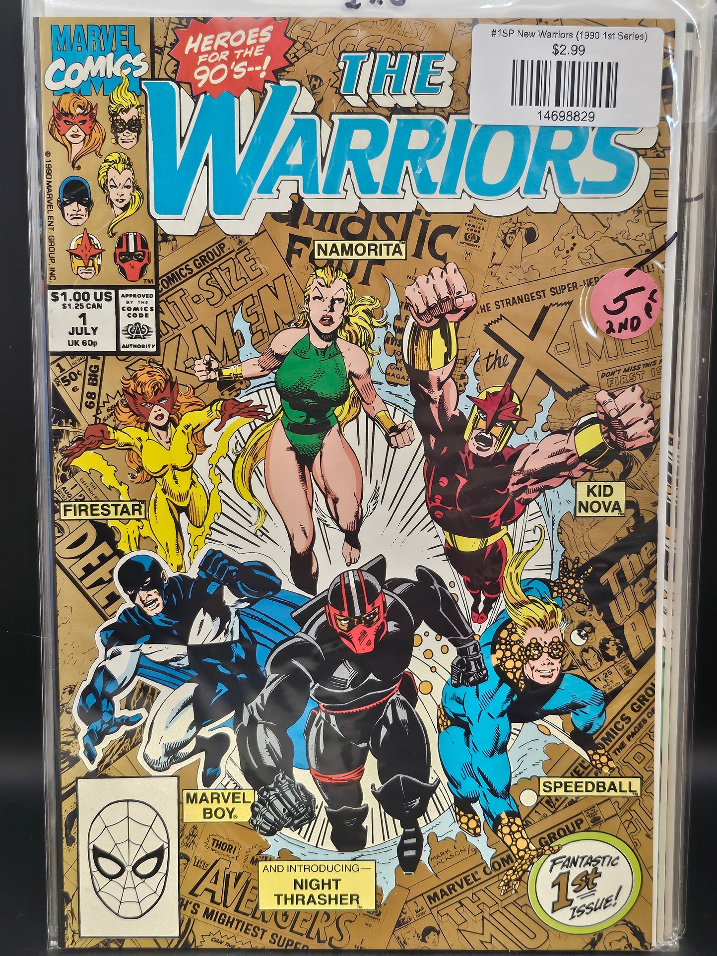 #1SP New Warriors (1990 1st Series)