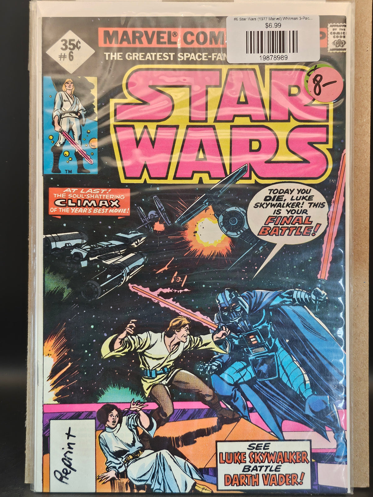 #6 Star Wars (1977 Marvel) Whitman 3-Pack Diamond Variants