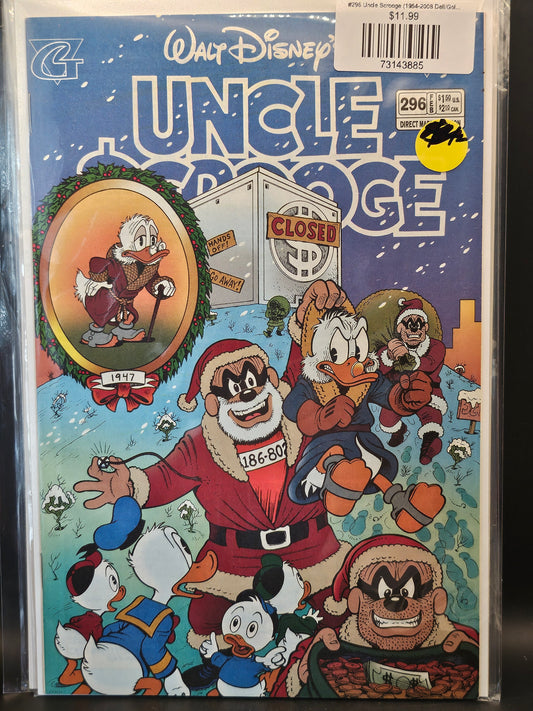 #296 Uncle Scrooge (1954-2008 Dell/Gold Key/Gladstone/Gemstone)