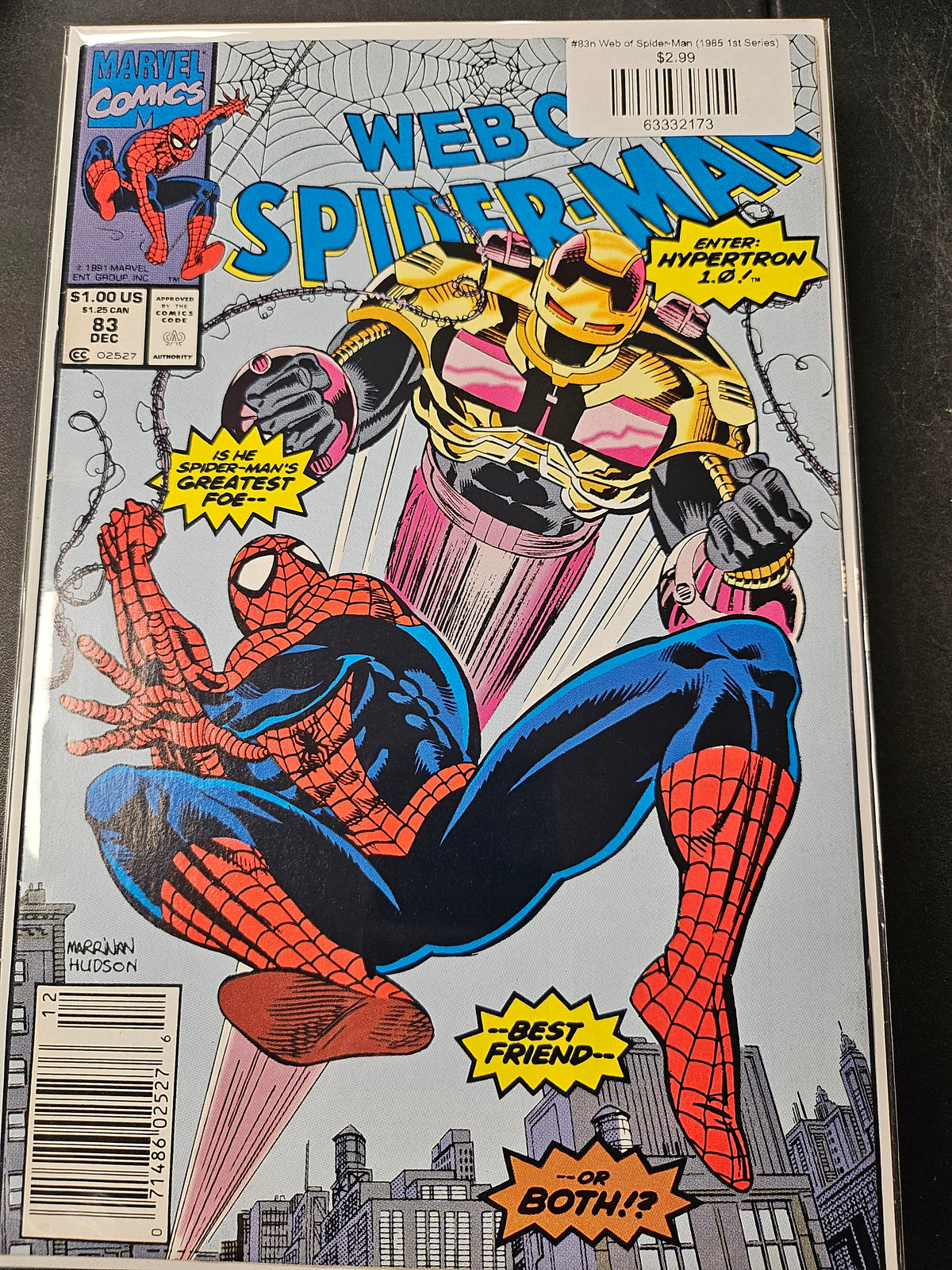 #83n Web of Spider-Man (1985 1st Series)