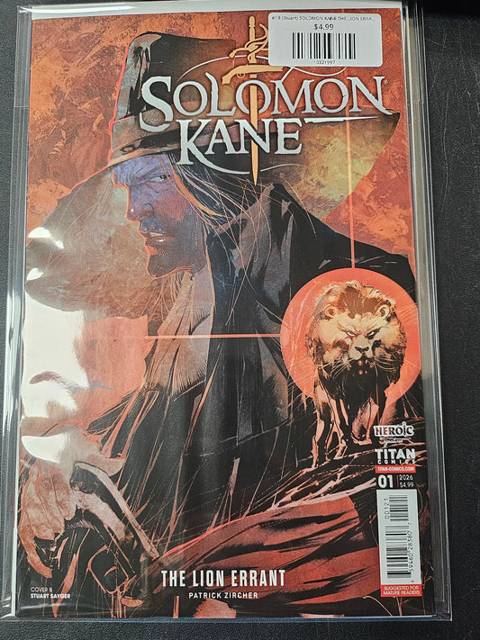 #1B (Stuart) SOLOMON KANE THE LION ERRANT (OF 4 STUART SAYGER VAR MR)