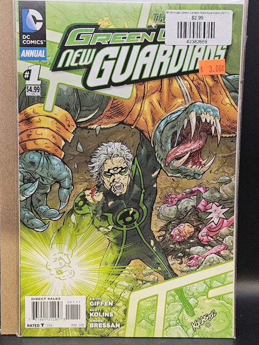 #1 Annuals Green Lantern New Guardians (2011)