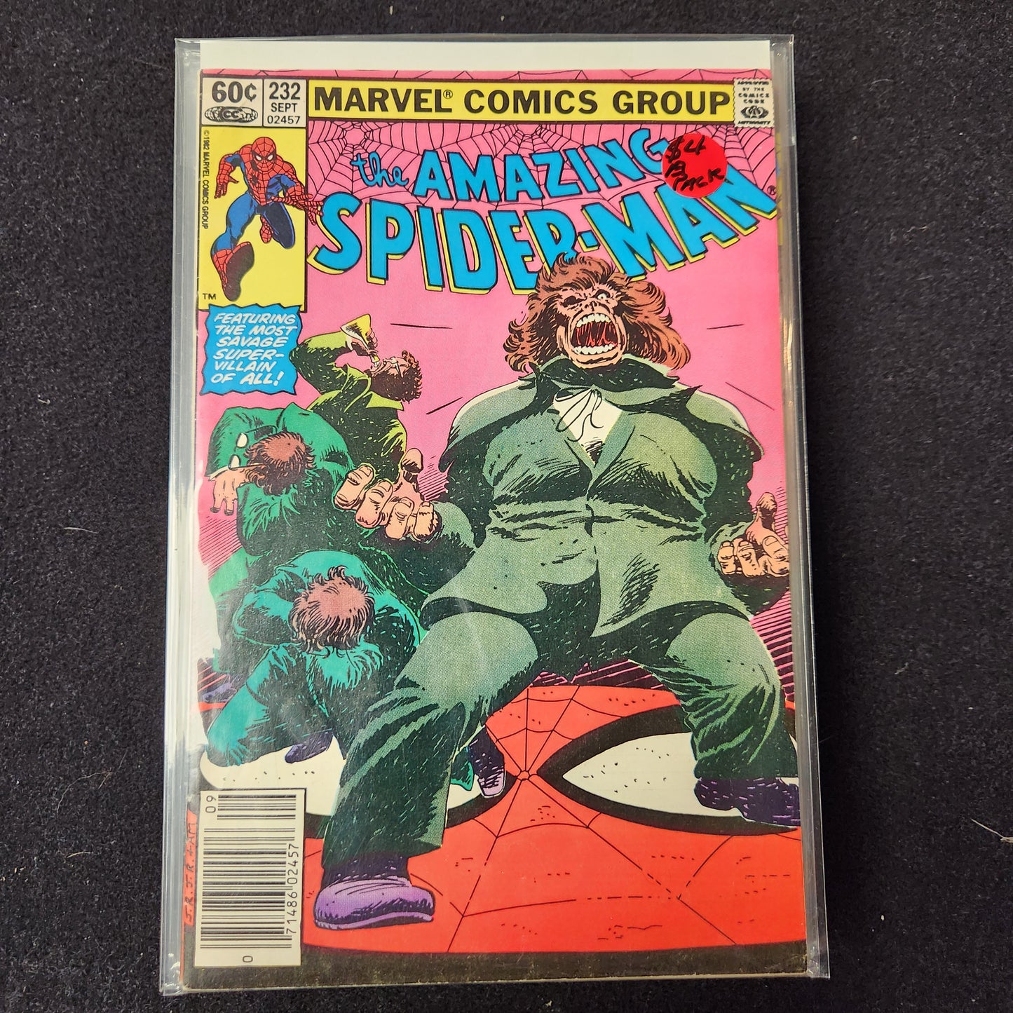 Amazing Spiderman V1 1963–1998 #232 (1982) — The Most Savage Villain of All