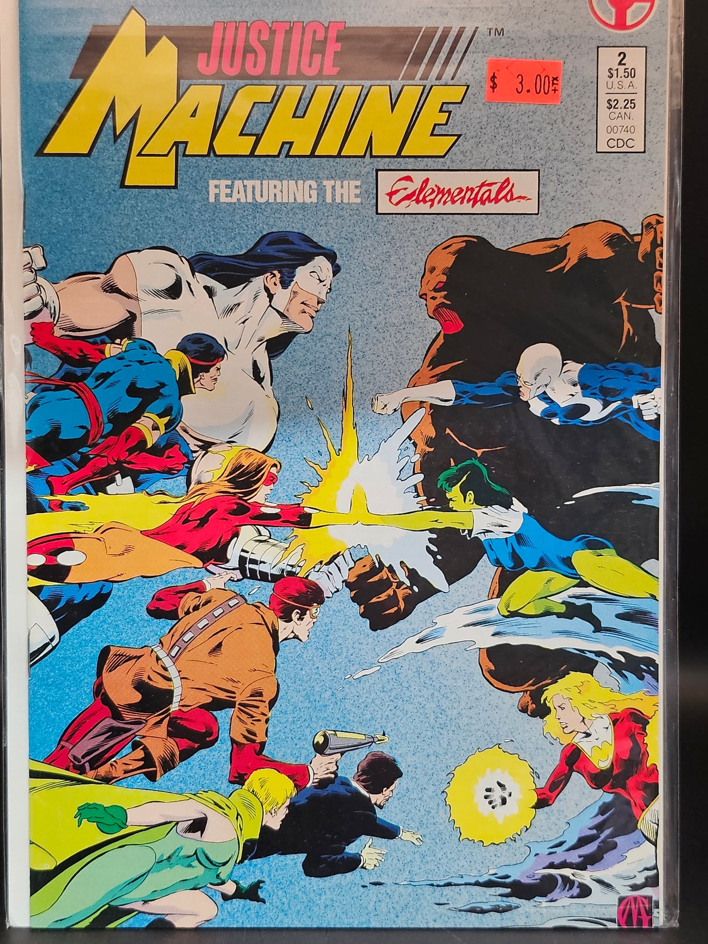 #1-4 Justice Machine featuring The Elementals (1986)