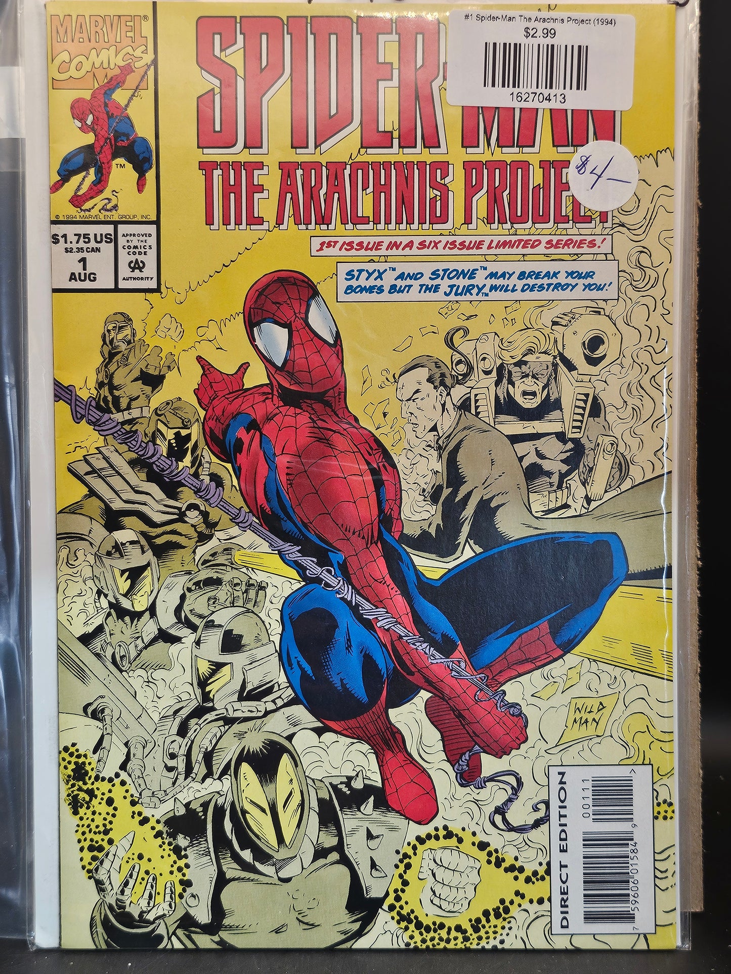 #1 Spider-Man The Arachnis Project (1994)
