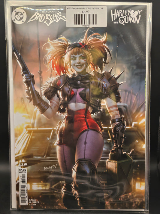 #66D (Derrick) HARLEY QUINN (DERRICK CHEW CARD STOCK VAR BATMAN BAD SEEDS)