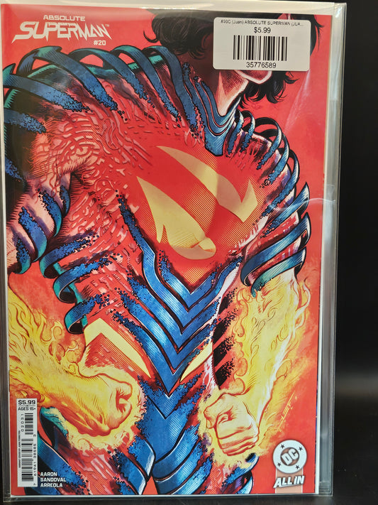 #20C (Juan) ABSOLUTE SUPERMAN (JUAN FERREYRA CARD STOCK VAR)