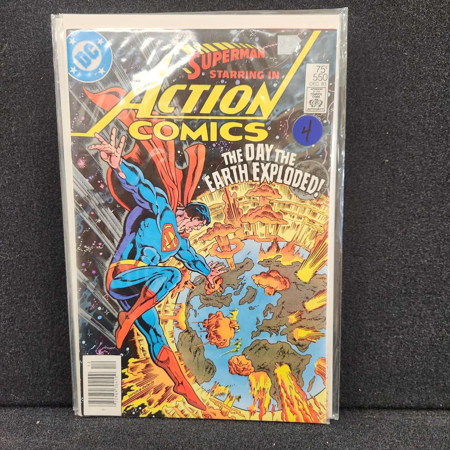Action Comics #550 - The Day the Earth Exploded (DC 1983)
