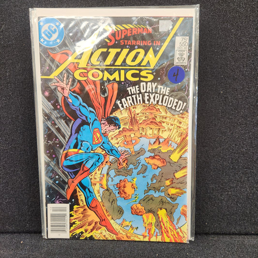 Action Comics #550 - The Day the Earth Exploded (DC 1983)