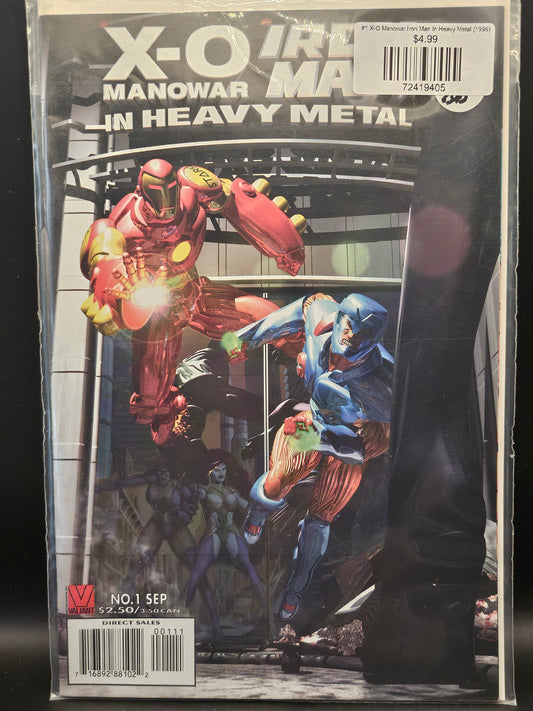 #1 X-O Manowar Iron Man In Heavy Metal (1996)