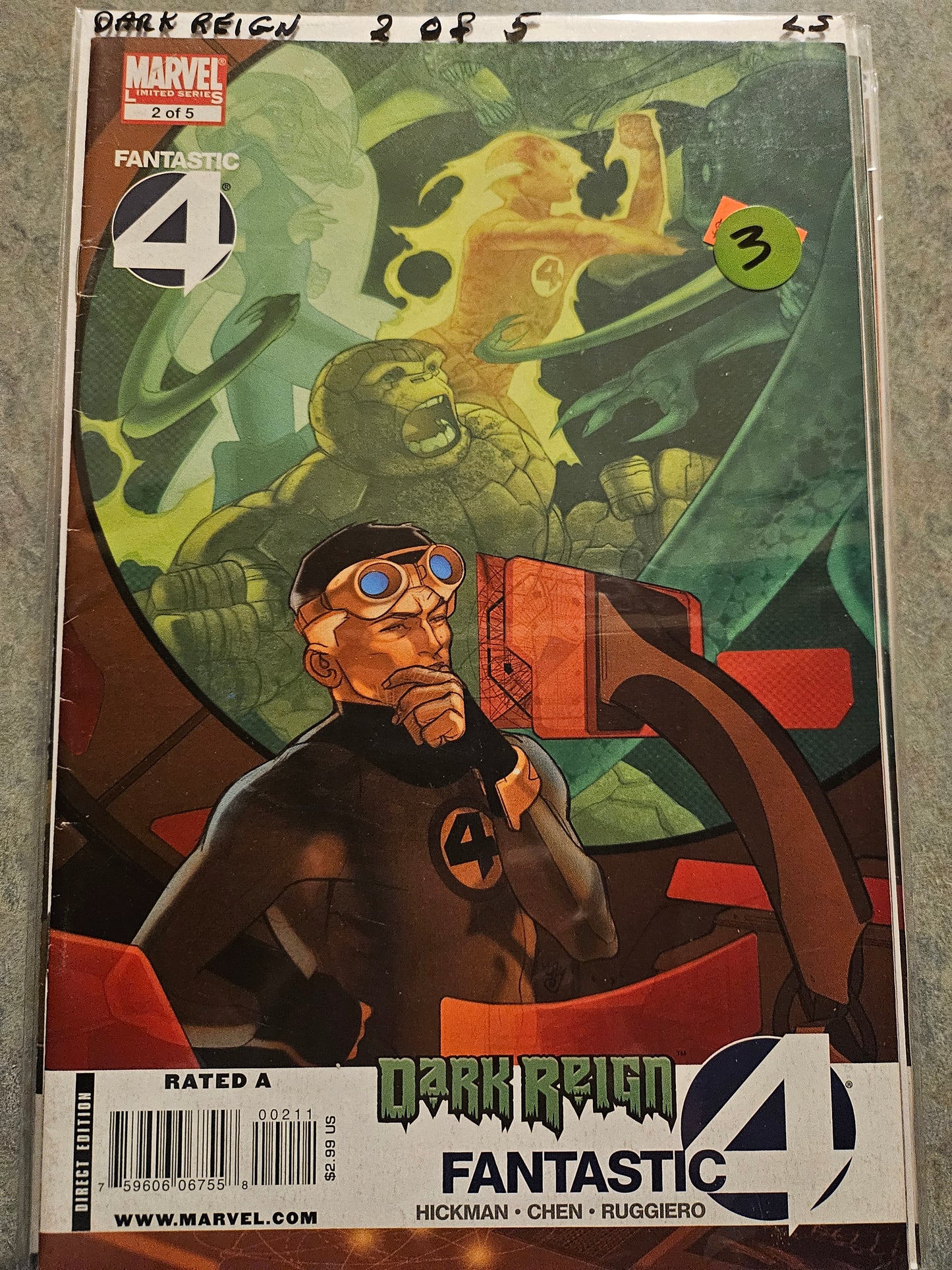 100.103 Fantastic Four – #2 of 5 – LS – Dark Reign