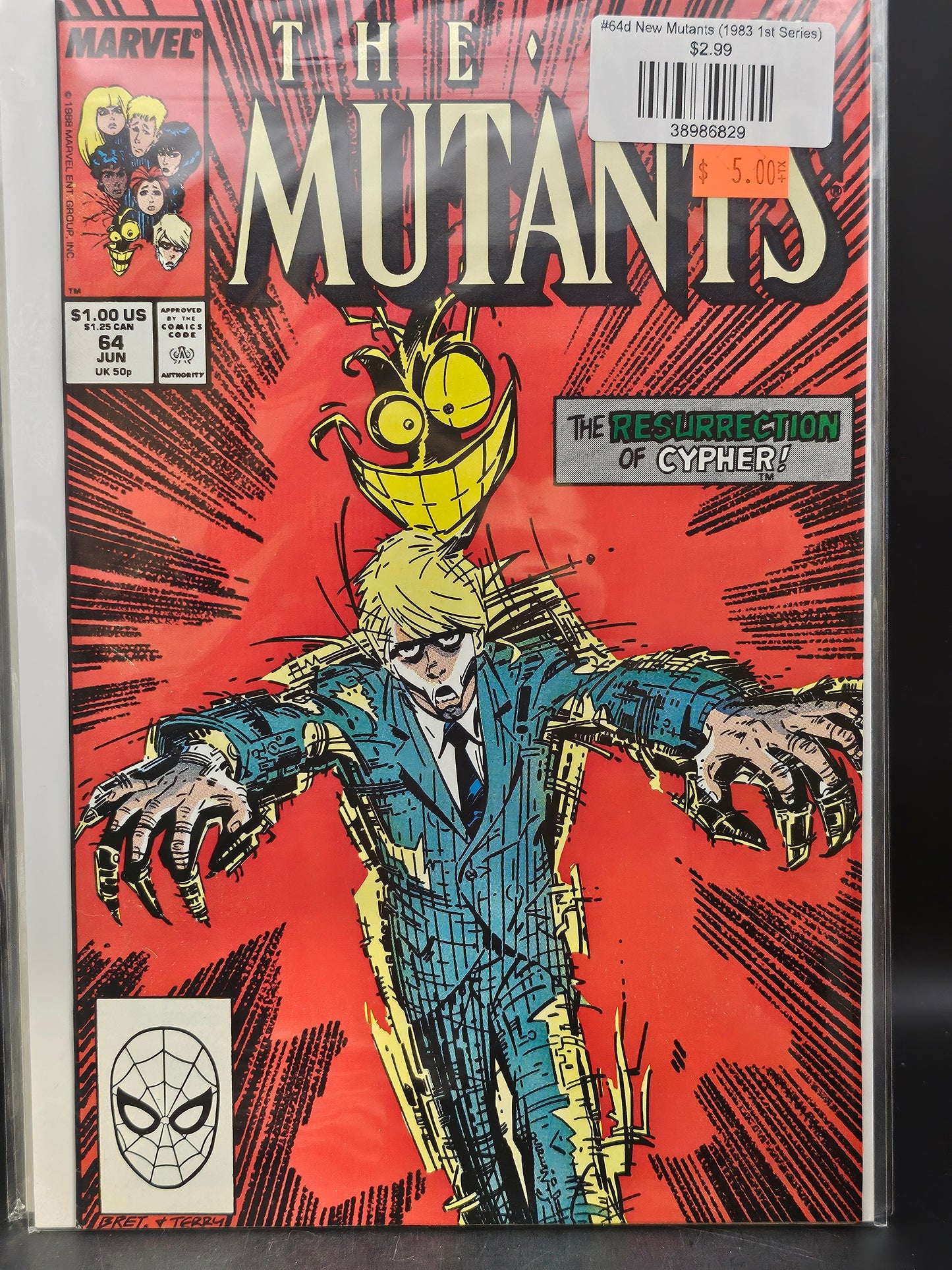 #64d New Mutants (1983 1st Series)