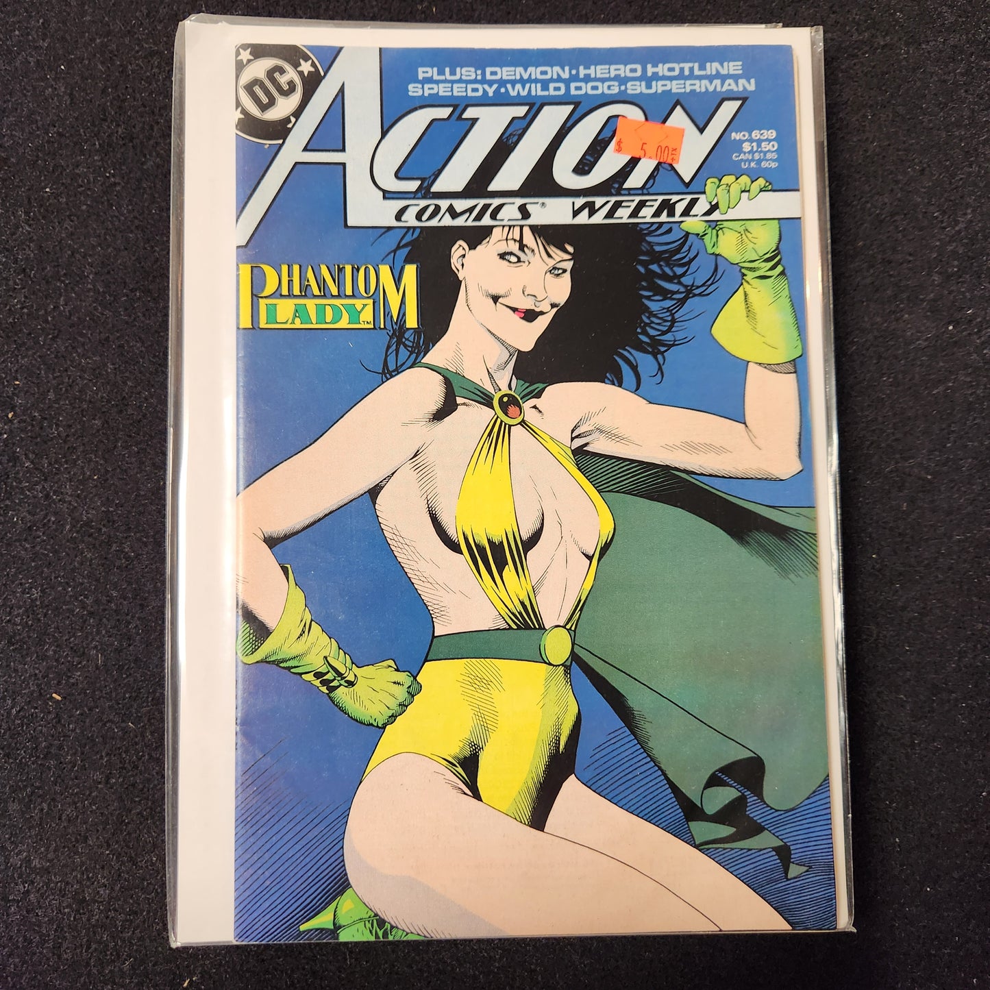 Action Comics #639 - Featuring Phantom Lady (DC 1989)