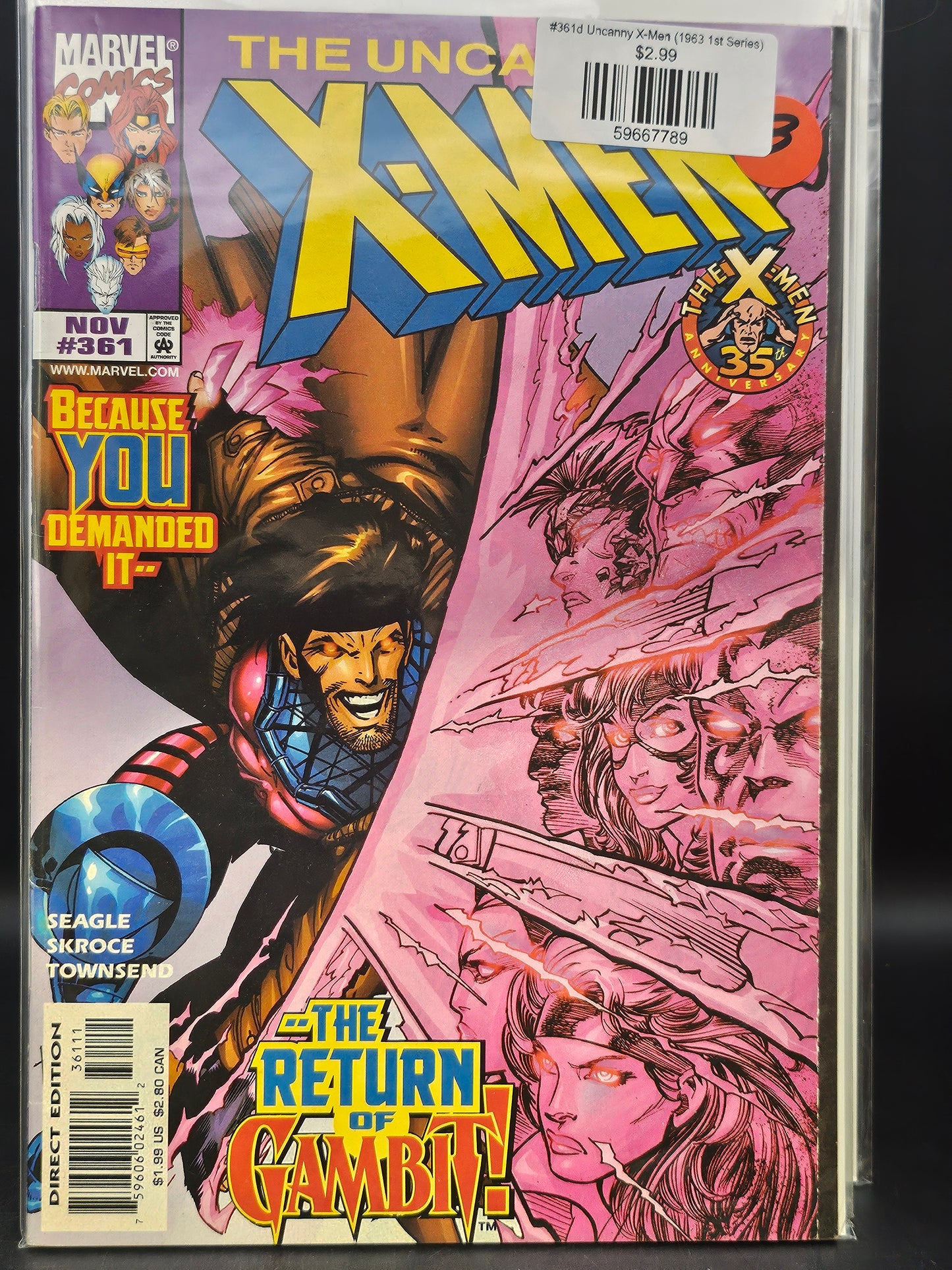 #361d Uncanny X-Men (1963 1st Series)
