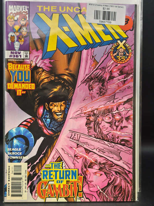 #361d Uncanny X-Men (1963 1st Series)