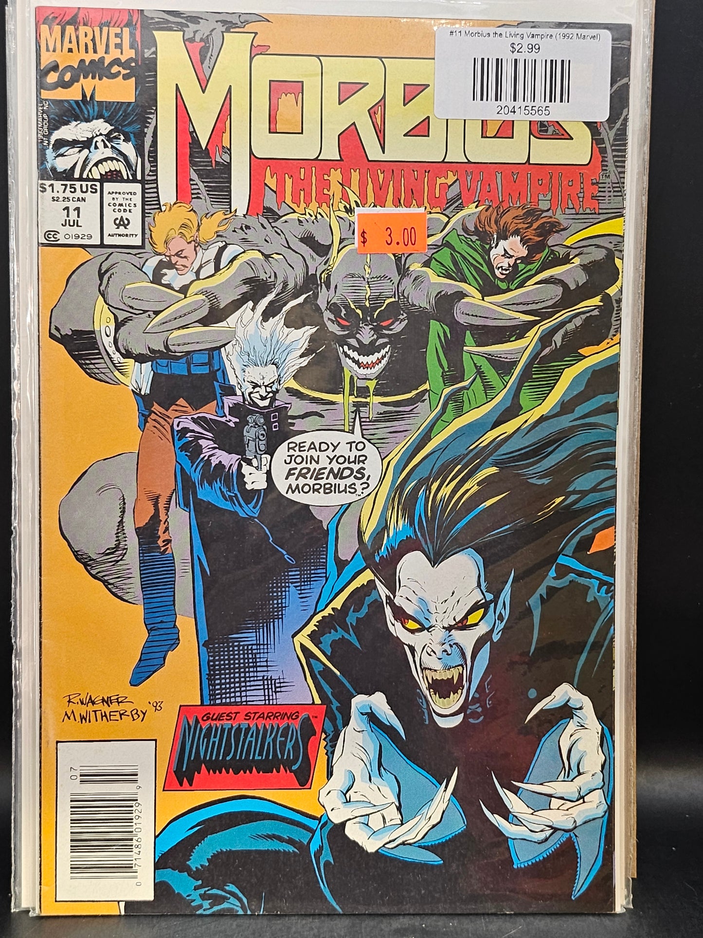 #11 Morbius the Living Vampire (1992 Marvel)