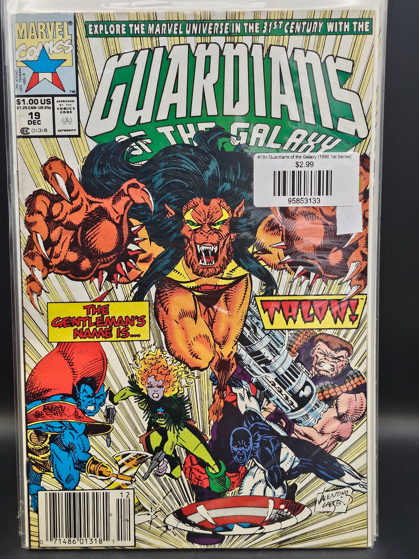 #19n Guardians of the Galaxy (1990 1st Series)