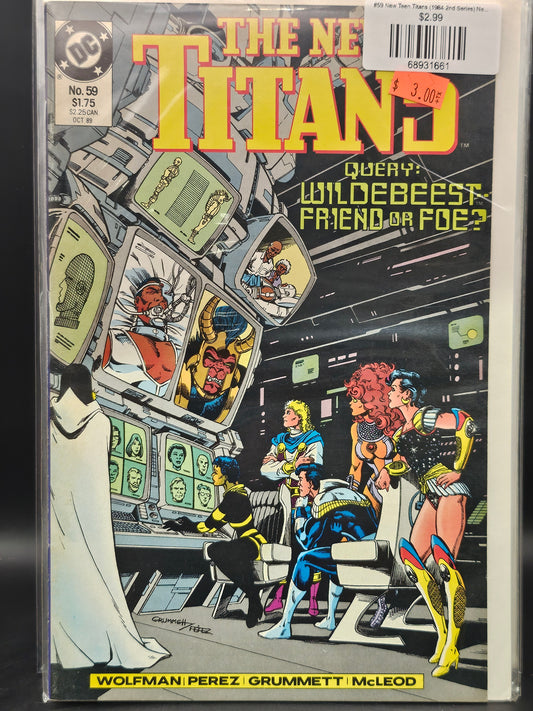 #59 New Teen Titans (1984 2nd Series) New Titans