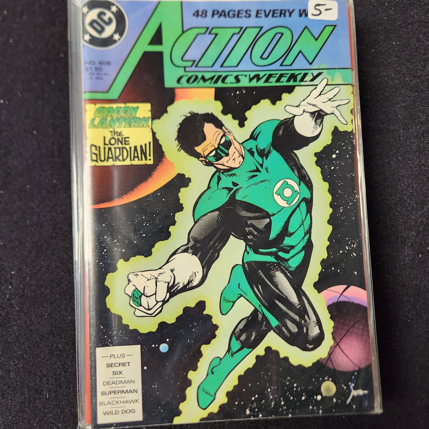 Action Comics #608 - Green Lantern The Lone Guardian (DC 1988)