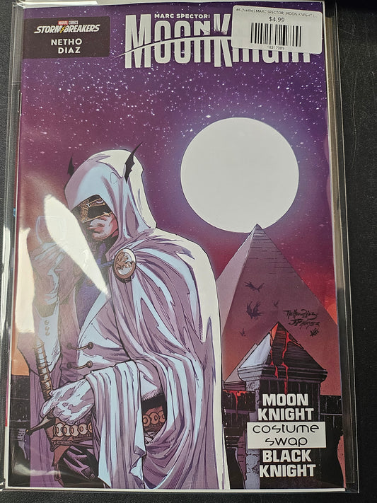 #6 (Netho) MARC SPECTOR: MOON KNIGHT (NETHO DIAZ HELLFIRE COSTUME SWAP VARIANT)