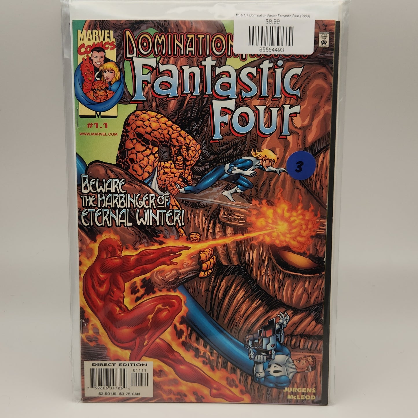 #1.1-4.7 Domination Factor Fantastic Four (1999)