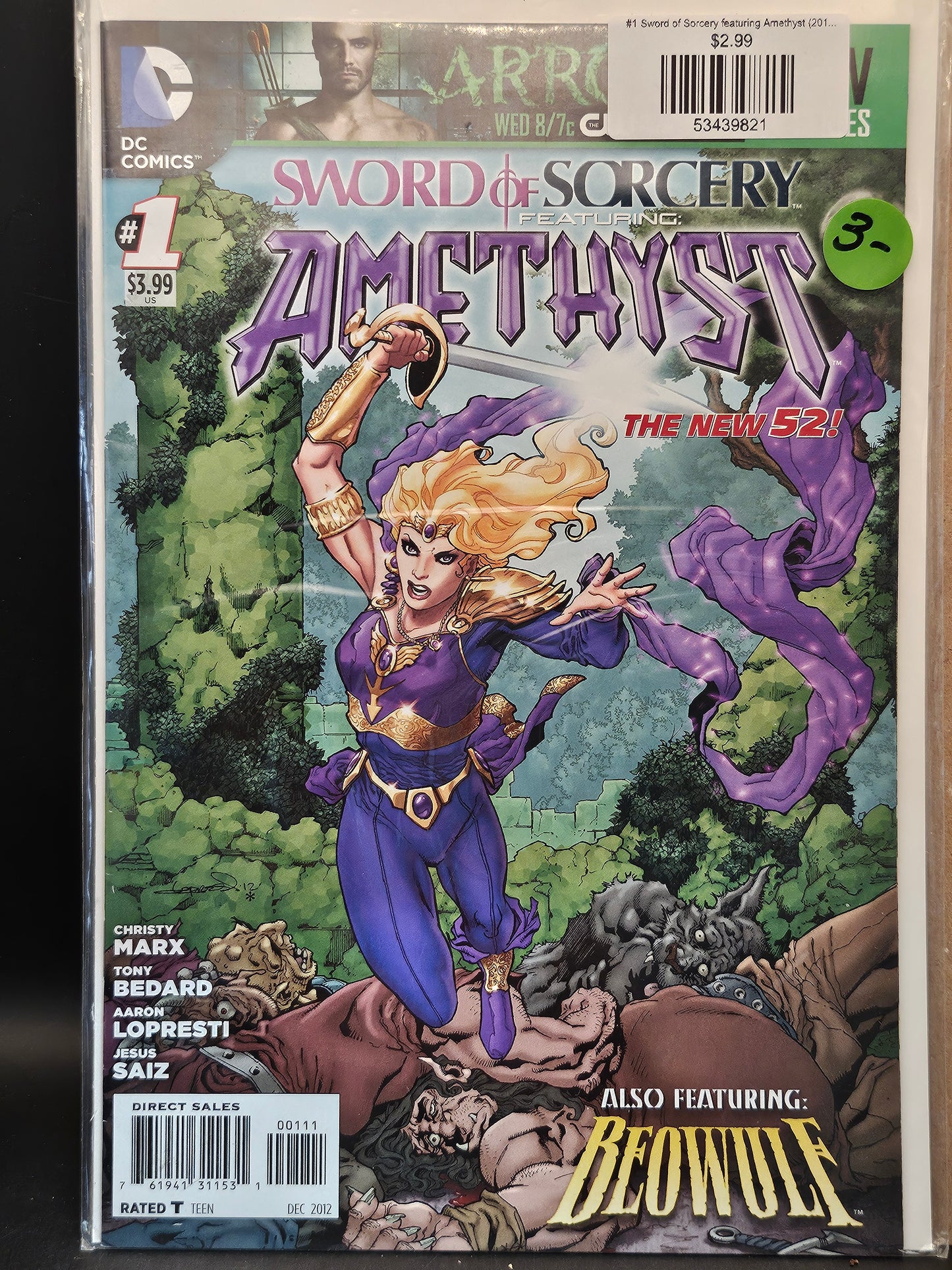 #1 Sword of Sorcery featuring Amethyst (2012 DC)