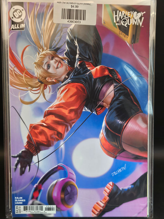 #63D (Derrick) HARLEY QUINN (DERRICK CHEW CARD STOCK VAR)