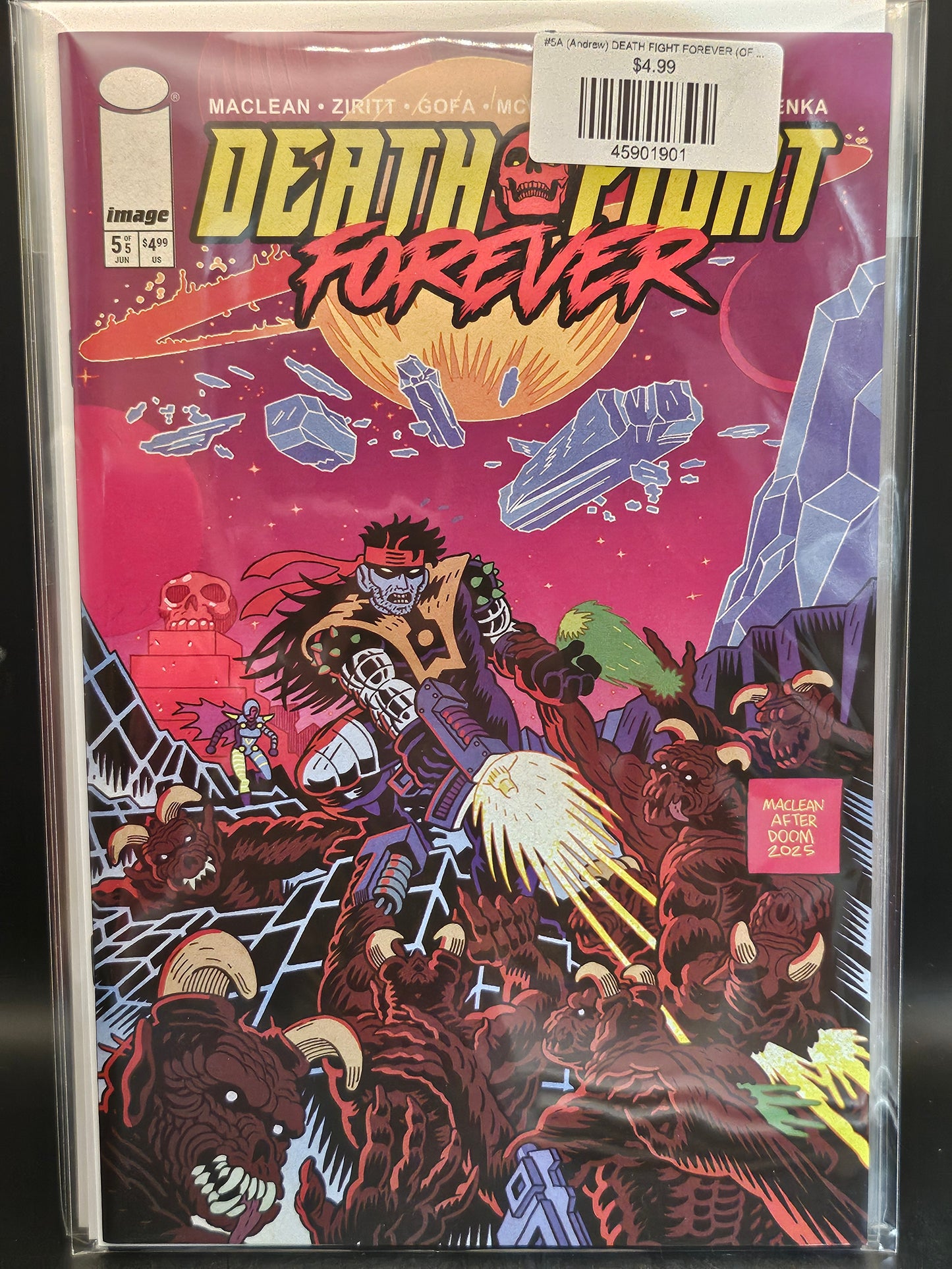 #5A (Andrew) DEATH FIGHT FOREVER (OF 5 ANDREW MACLEAN MR)