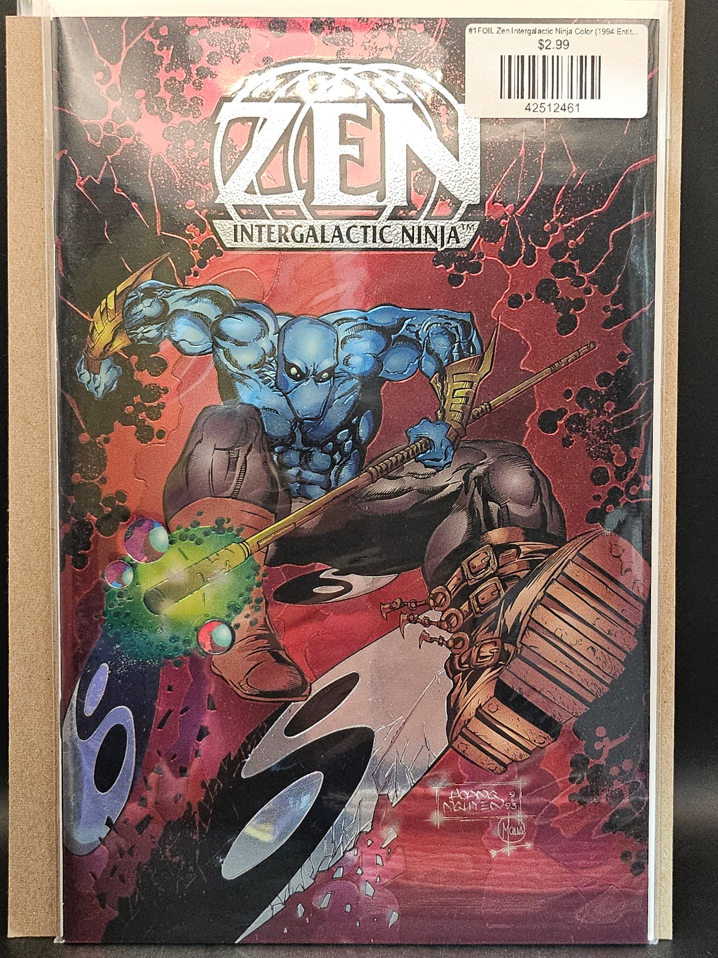 #1FOIL Zen Intergalactic Ninja Color (1994 Entity Volume 1)