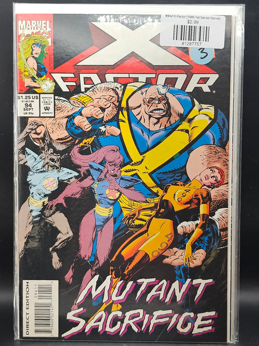 #94d X-Factor (1986 1st Series Marvel)