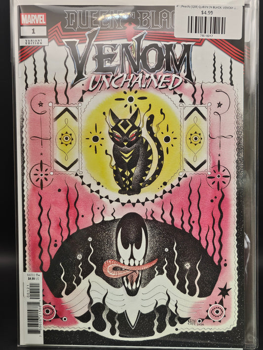 #1 (Peach) [QIB] QUEEN IN BLACK: VENOM UNCHAINED (PEACH MOMOKO VARIANT)