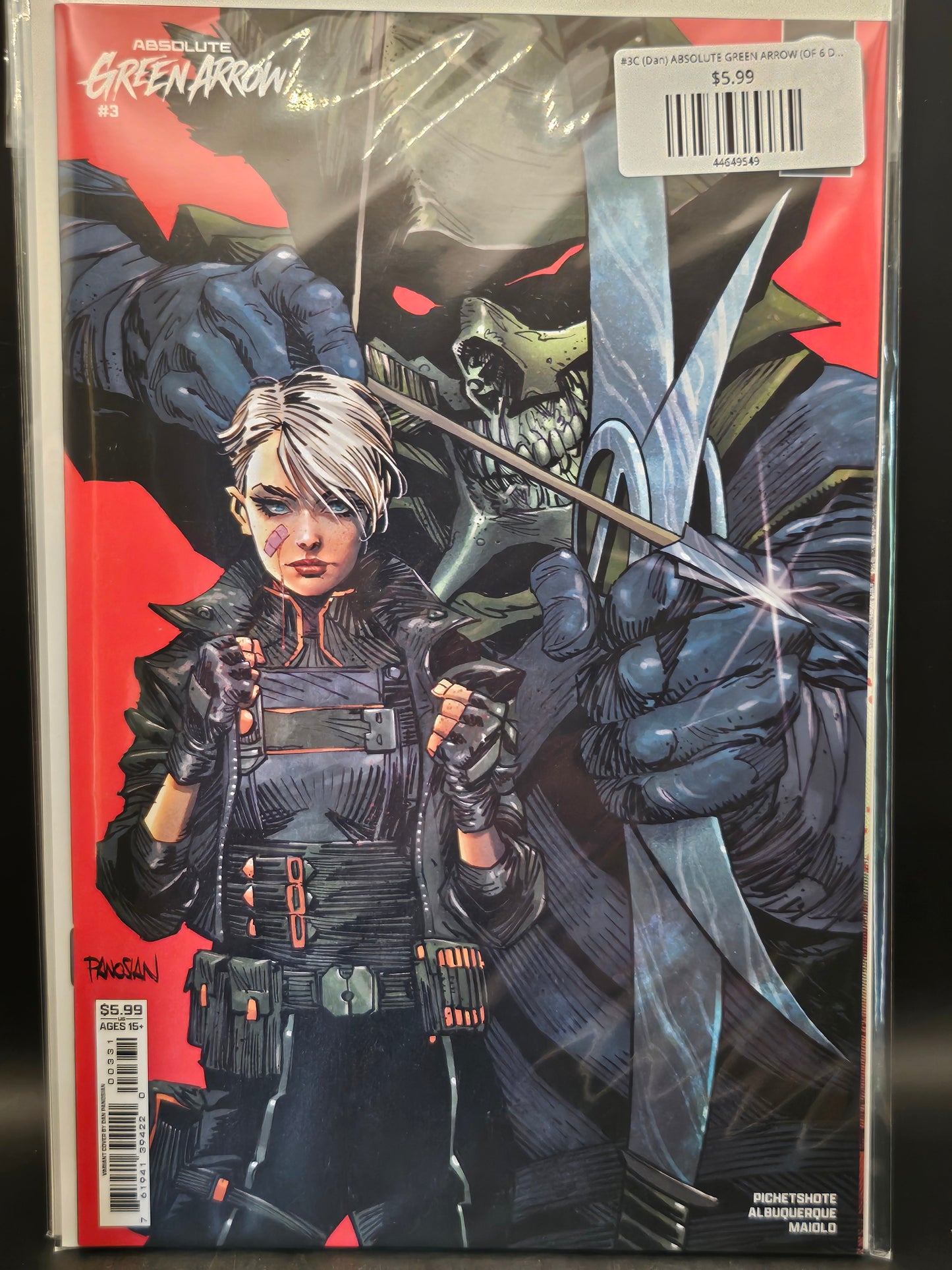 #3C (Dan) ABSOLUTE GREEN ARROW (OF 6 DAN PANOSIAN CARD STOCK VAR)
