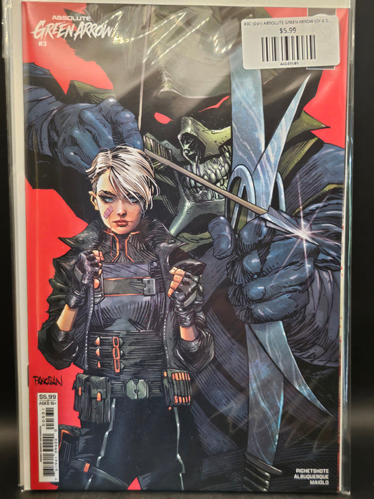 #3C (Dan) ABSOLUTE GREEN ARROW (OF 6 DAN PANOSIAN CARD STOCK VAR)