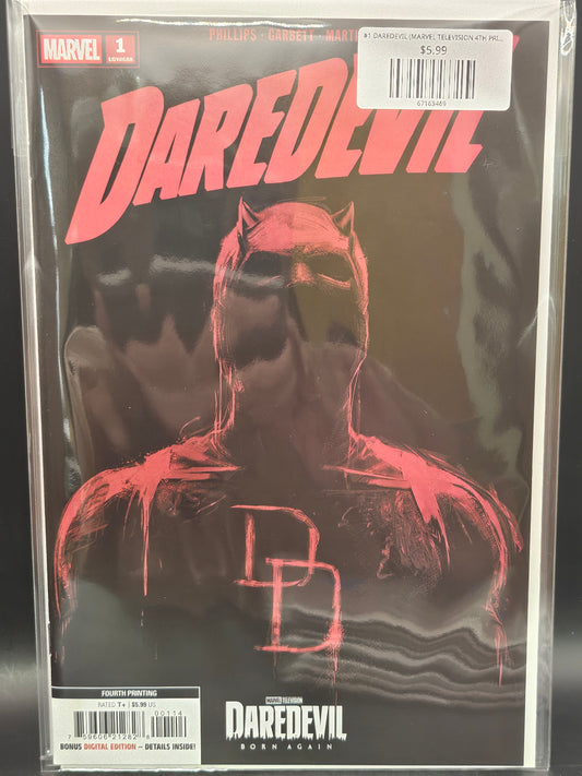 #1 DAREDEVIL (MARVEL TELEVISION 4TH PRINTING VARIANT)